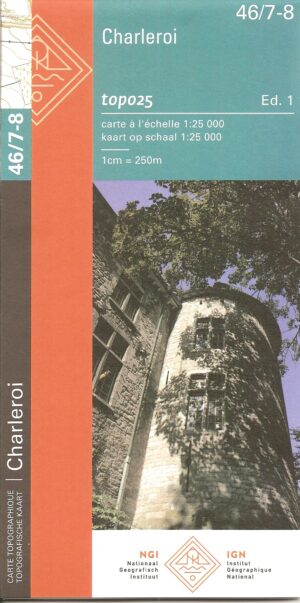 Carte 46/7-8 Charleroi 1:25.000