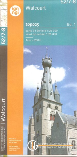 Carte 52/7-8 Walcourt 1:25.000