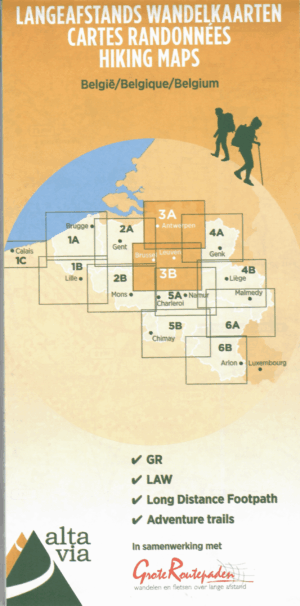 Carte Randonnées 3 GR Anvers-Bruxelles