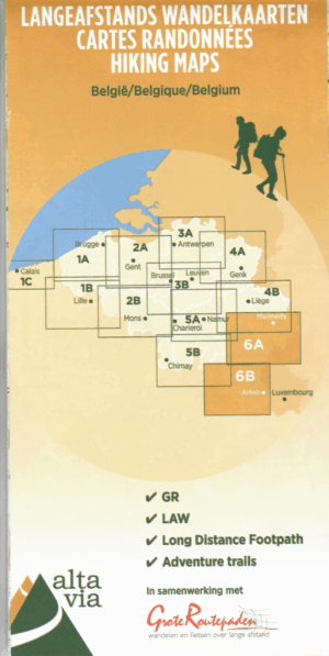 Carte Randonnées 6 GR Luxembourg, Gaume et Ardenne