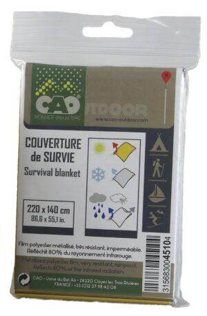 Couverture de survie Cao