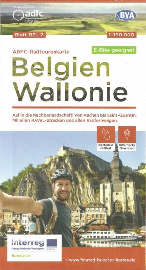 Carte vélos Wallonie