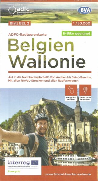 Carte vélos Wallonie