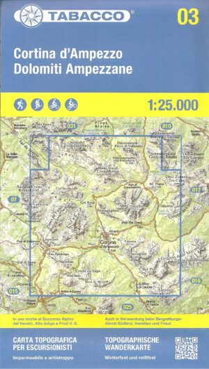 Carte Dolomites Cortina d'Ampezzo 03