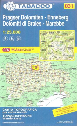 Carte Dolomites Pragser Dolomiten - Enneberg 031